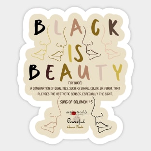 Black is Beauty Sticker